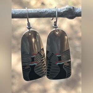 Laurel Burch “Moon Dove” Earrings